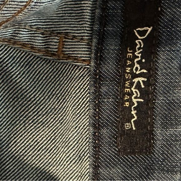 David Kahn low rise flare leg boot jeans denim 90s Y2K 27 - Picture 4 of 7